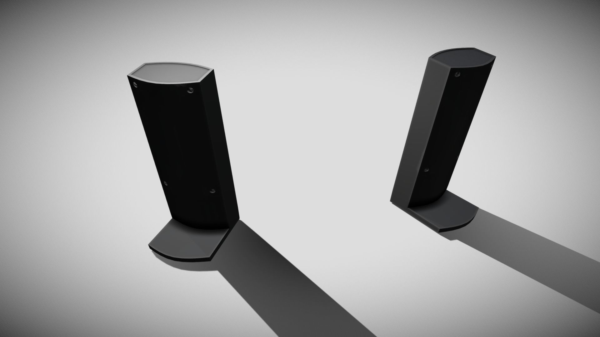 Generic Speakers Low-poly 3D model_3