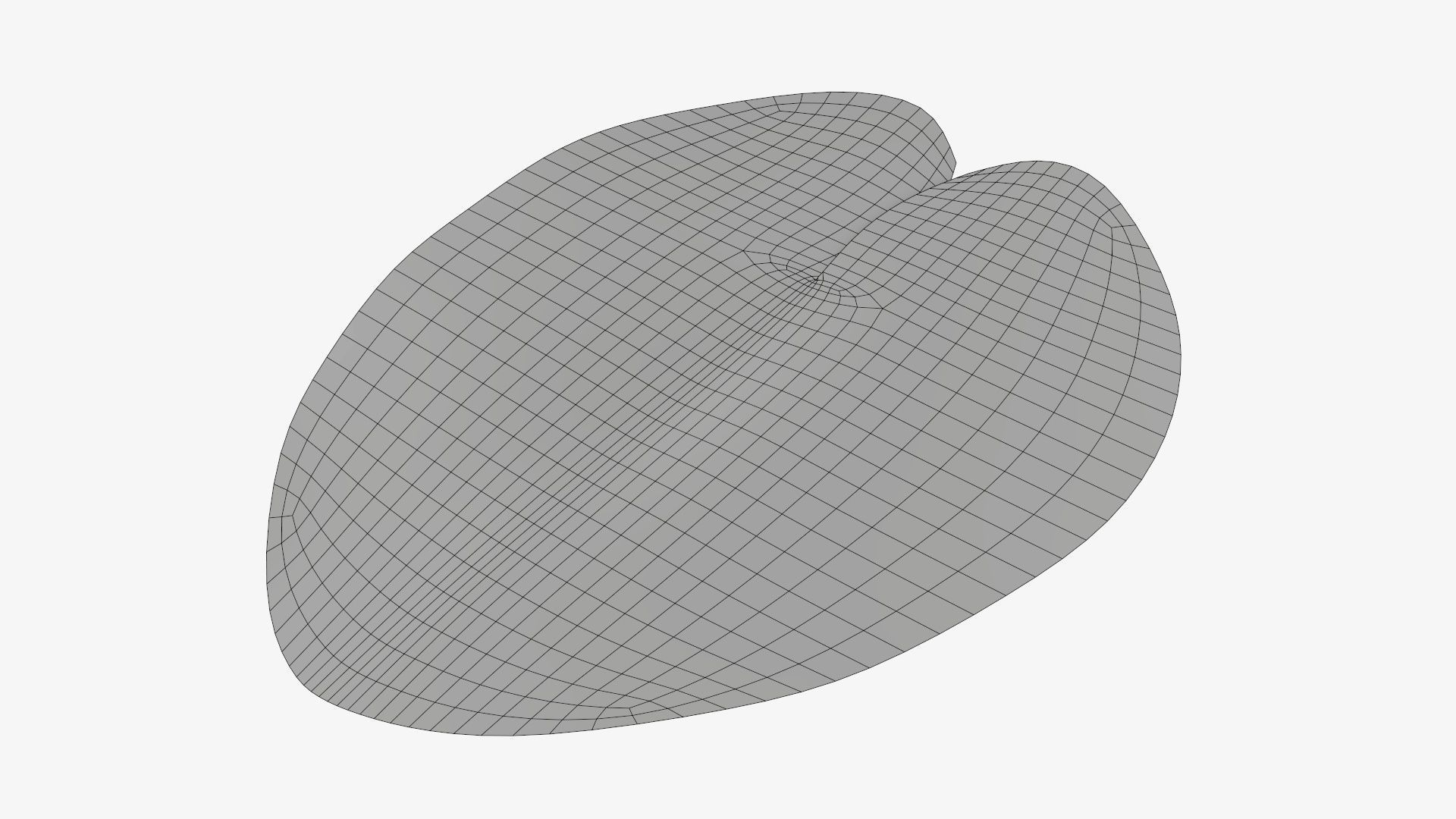 Water lily leaf 3D model_5