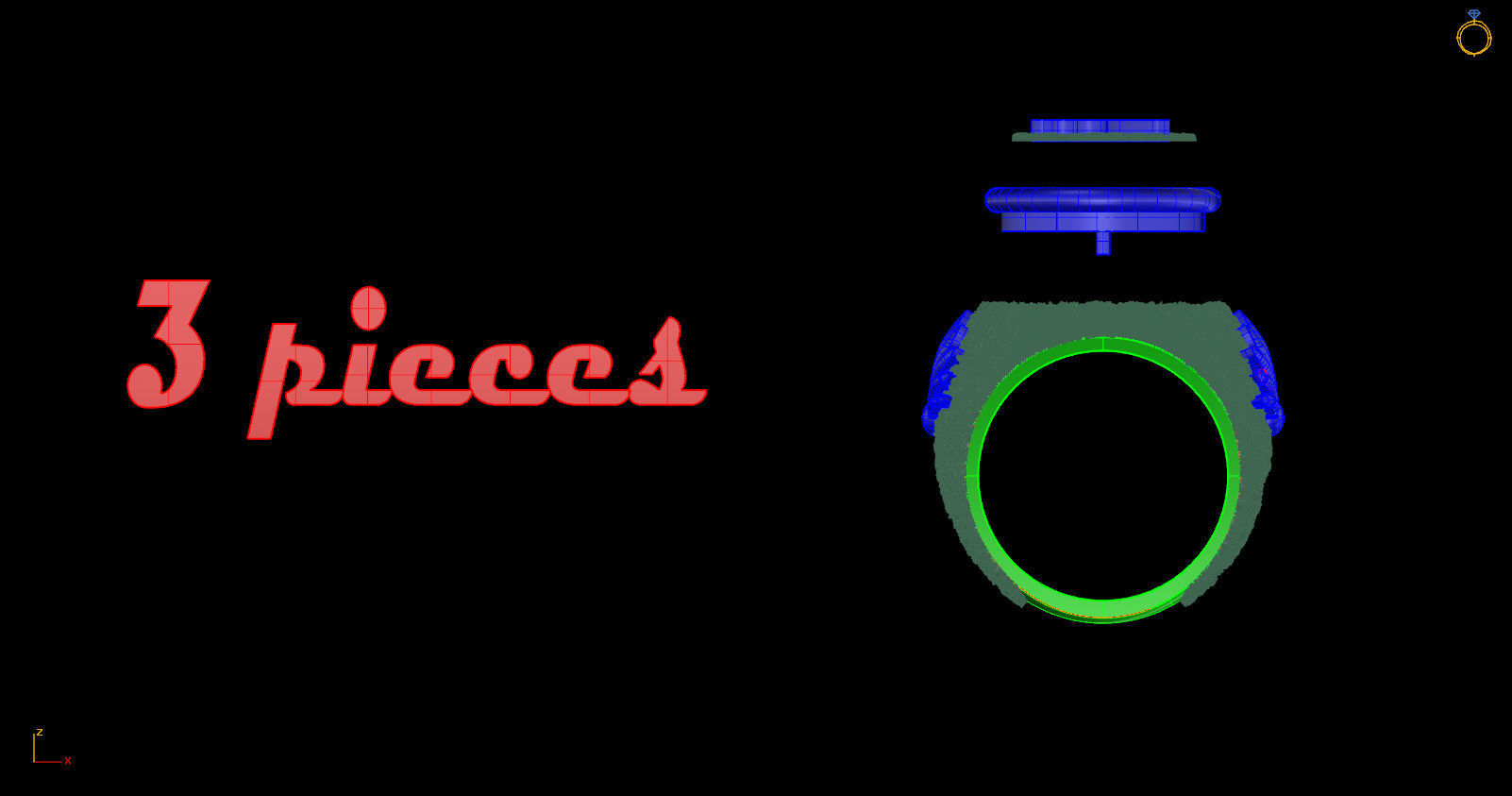 HAMSA RING FOR MAN 3D print model_1