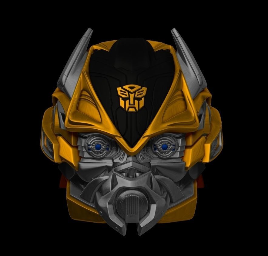 Bumblebee Normal mode Wearable Helmet - TF4 - for 3d print 3D print model_2