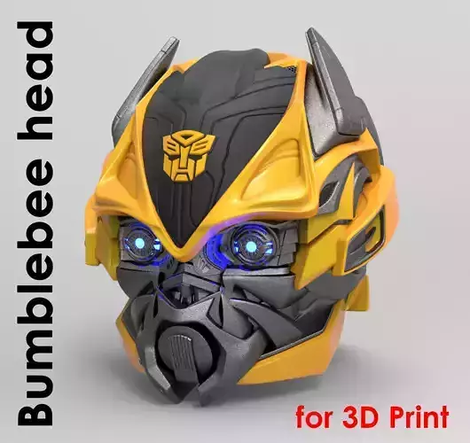 Bumblebee Normal mode Wearable Helmet - TF4 - for 3d print 3D print model