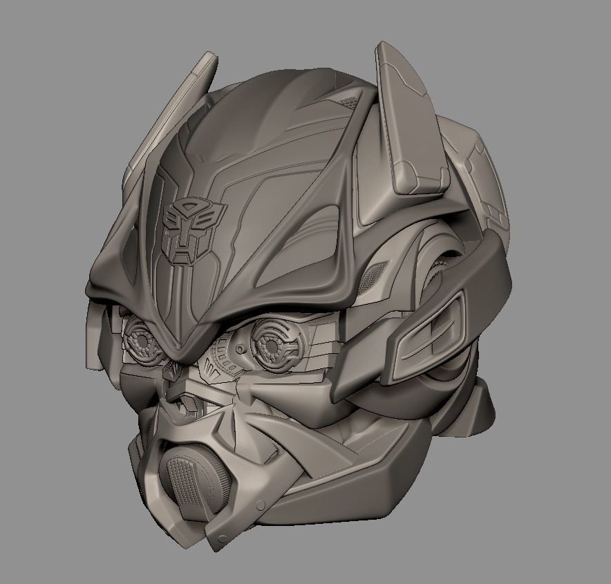 Bumblebee Normal mode Wearable Helmet - TF4 - for 3d print 3D print model_4