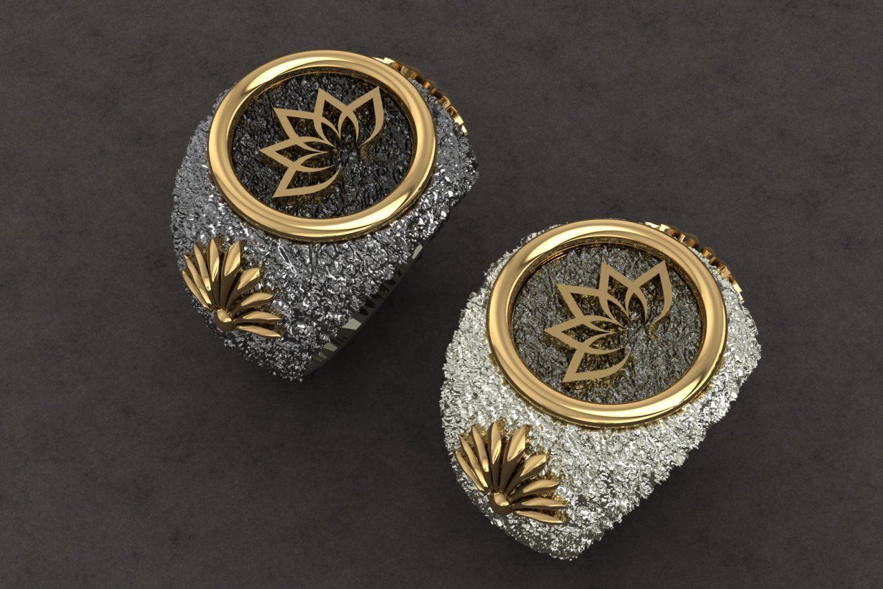 SYMBOL RINGS 3D Model Collection_4