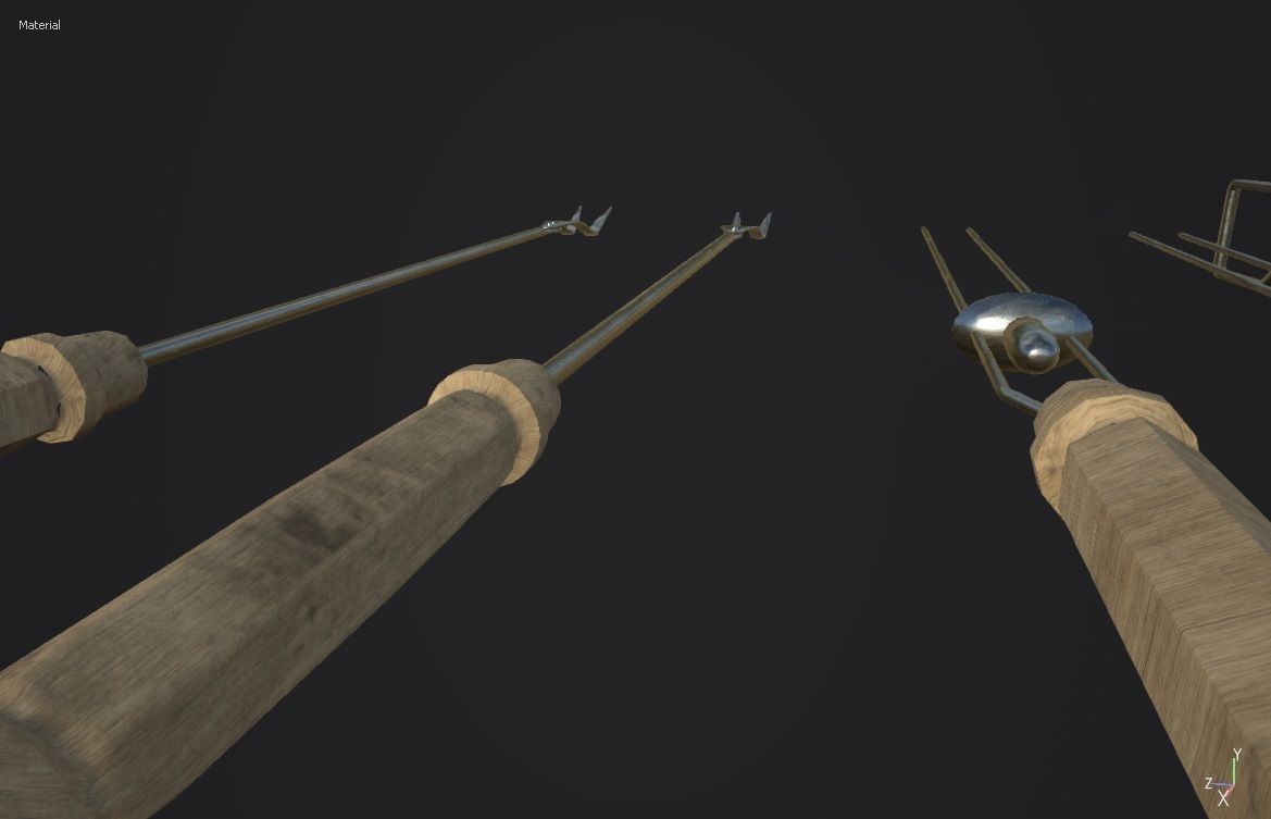 Barbecue Toolkit 3D Model Low-poly 3D model_4