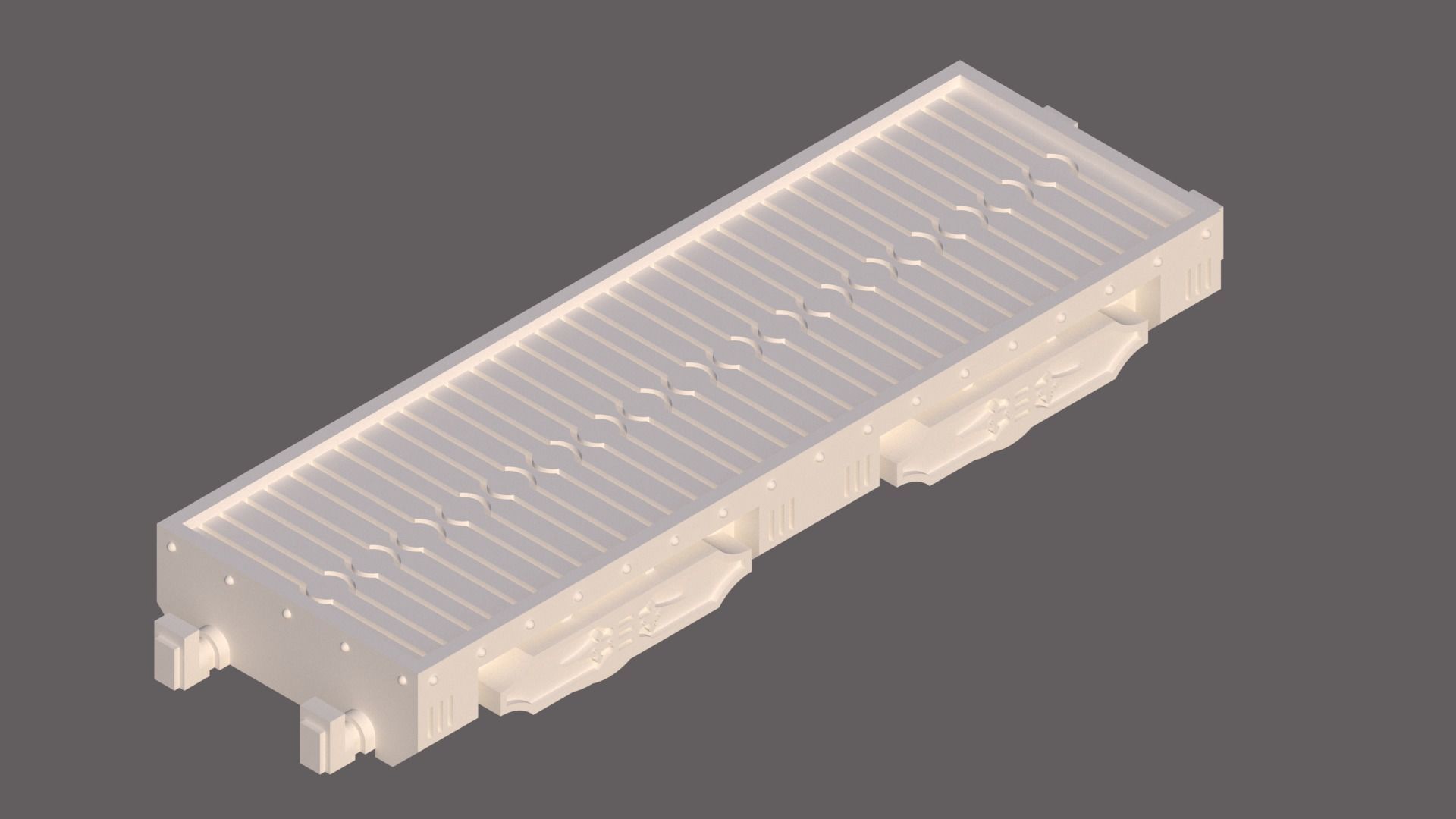 Forge Train 3d Printable model for 28mm Gaming 3D print model_5