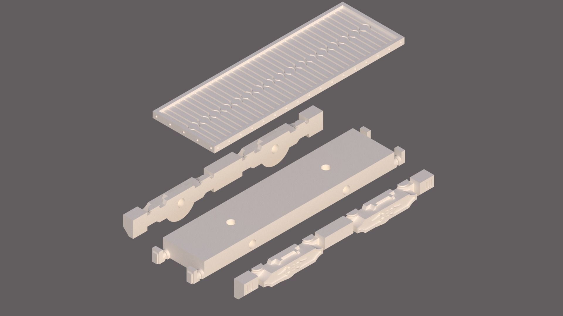 Forge Train 3d Printable model for 28mm Gaming 3D print model_8