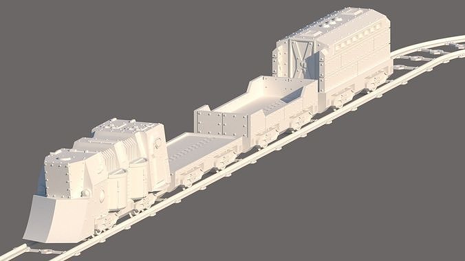 Forge Train 3d Printable model for 28mm Gaming 3D print model