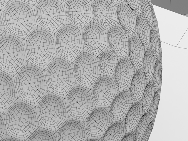 Golf ball 3D model_5