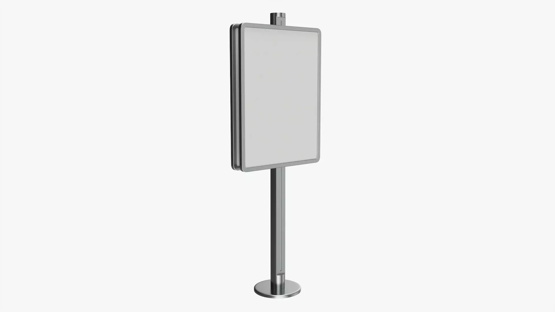 Advertising stand display mockup 01 3D model_0