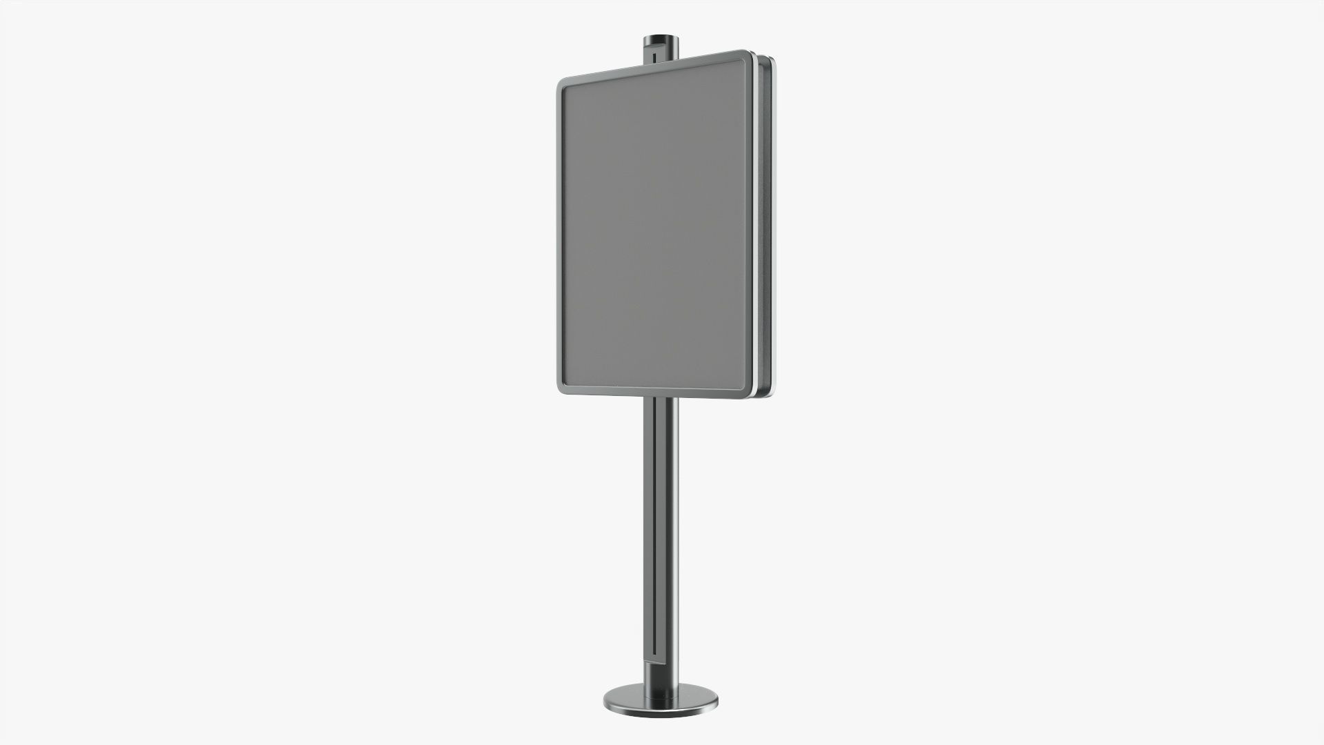 Advertising stand display mockup 01 3D model_1
