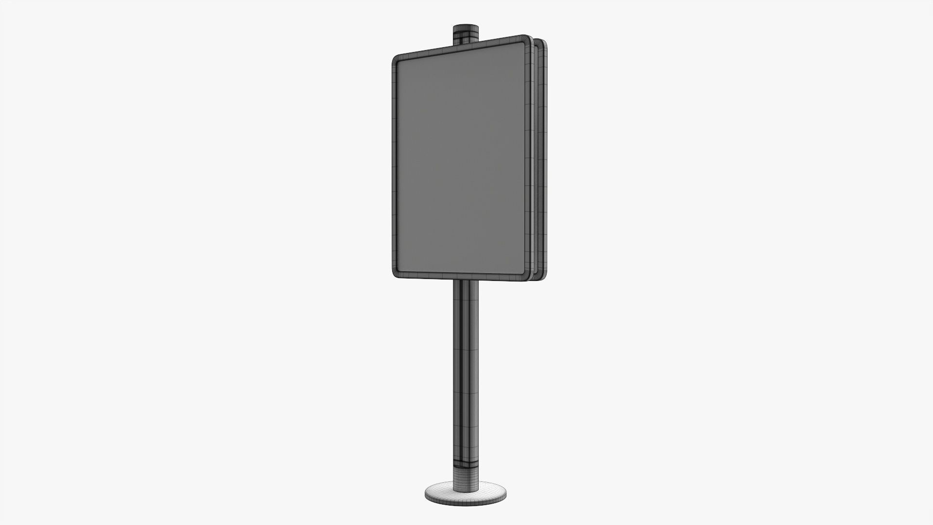 Advertising stand display mockup 01 3D model_7