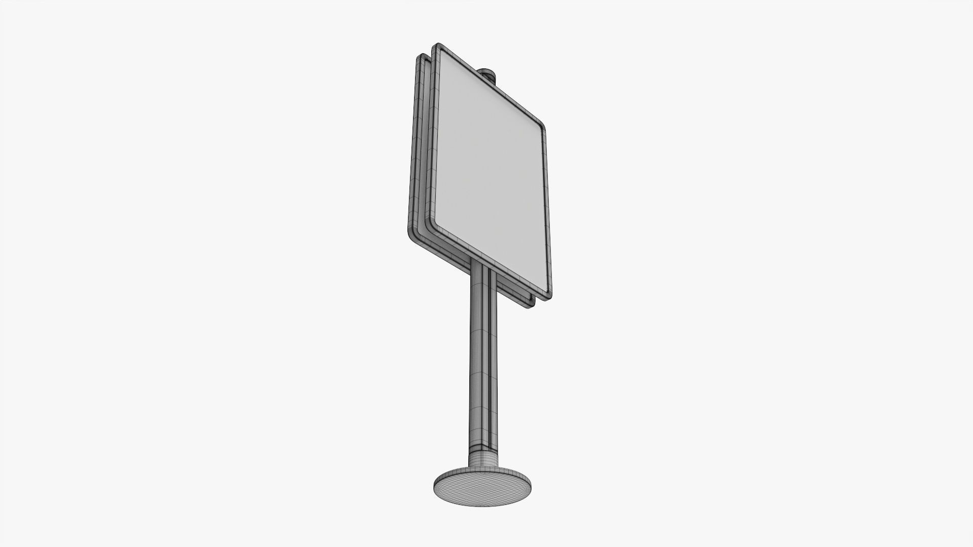 Advertising stand display mockup 01 3D model_8