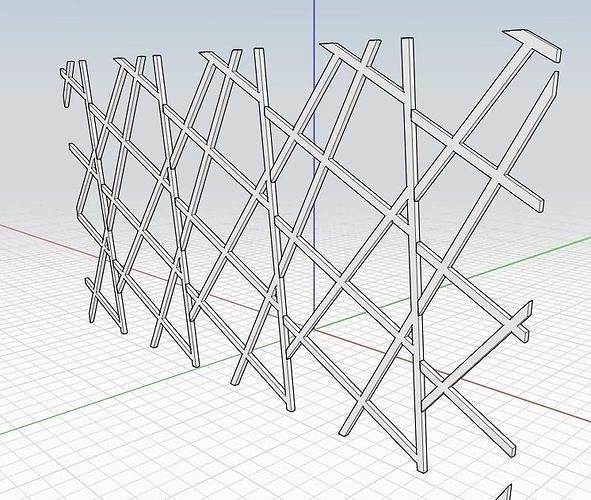 partition basket with wires Free 3D model