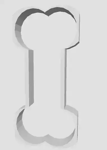 Dog Bone Cookie Cutter