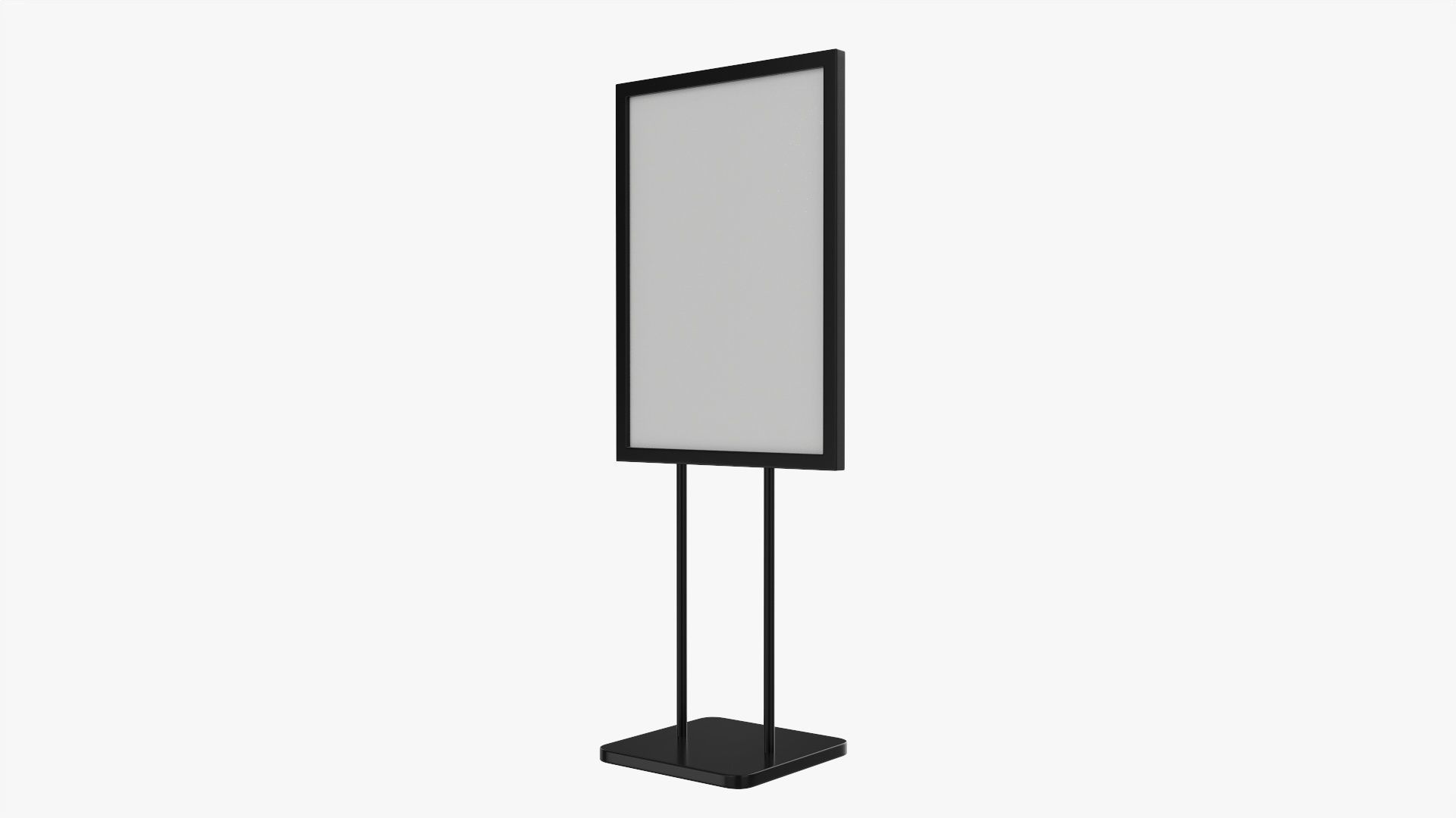 Advertising stand display mockup 02 3D model_1