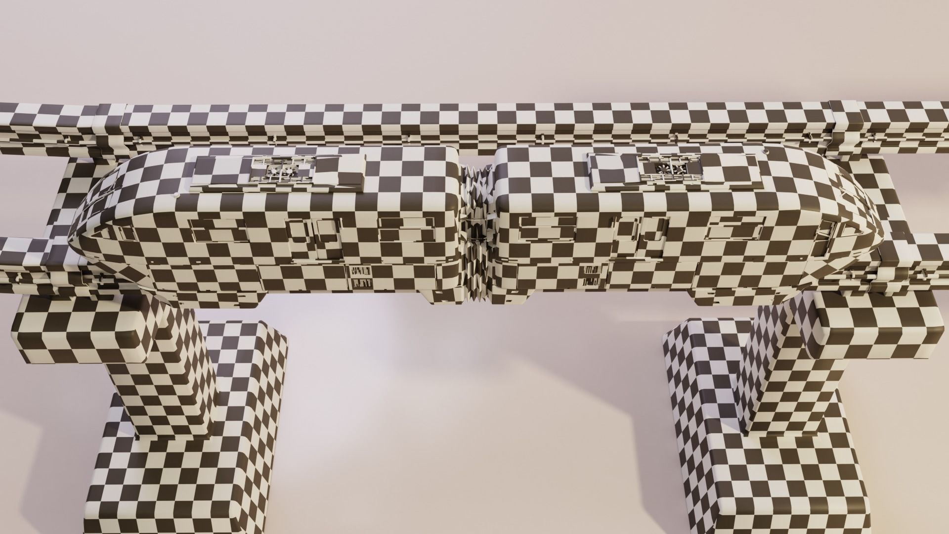Monorail Train Pack Sentosa Express Singapore 3D model_18