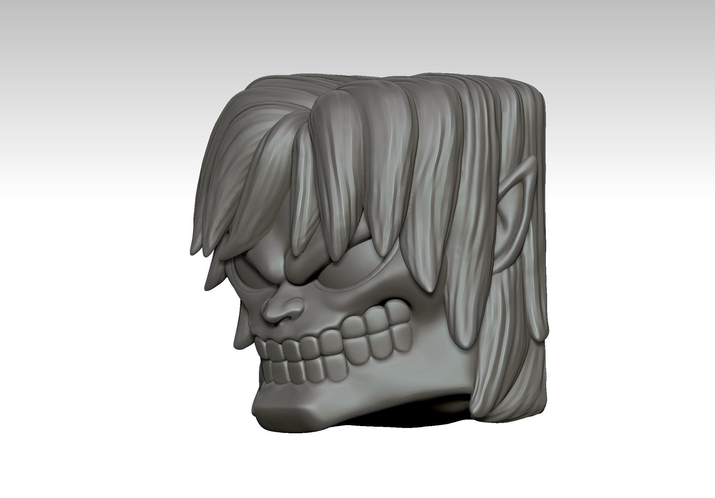 Titan Eren - Keycap 3D for mechanical keyboard - AOT SNK -  3D print model_6