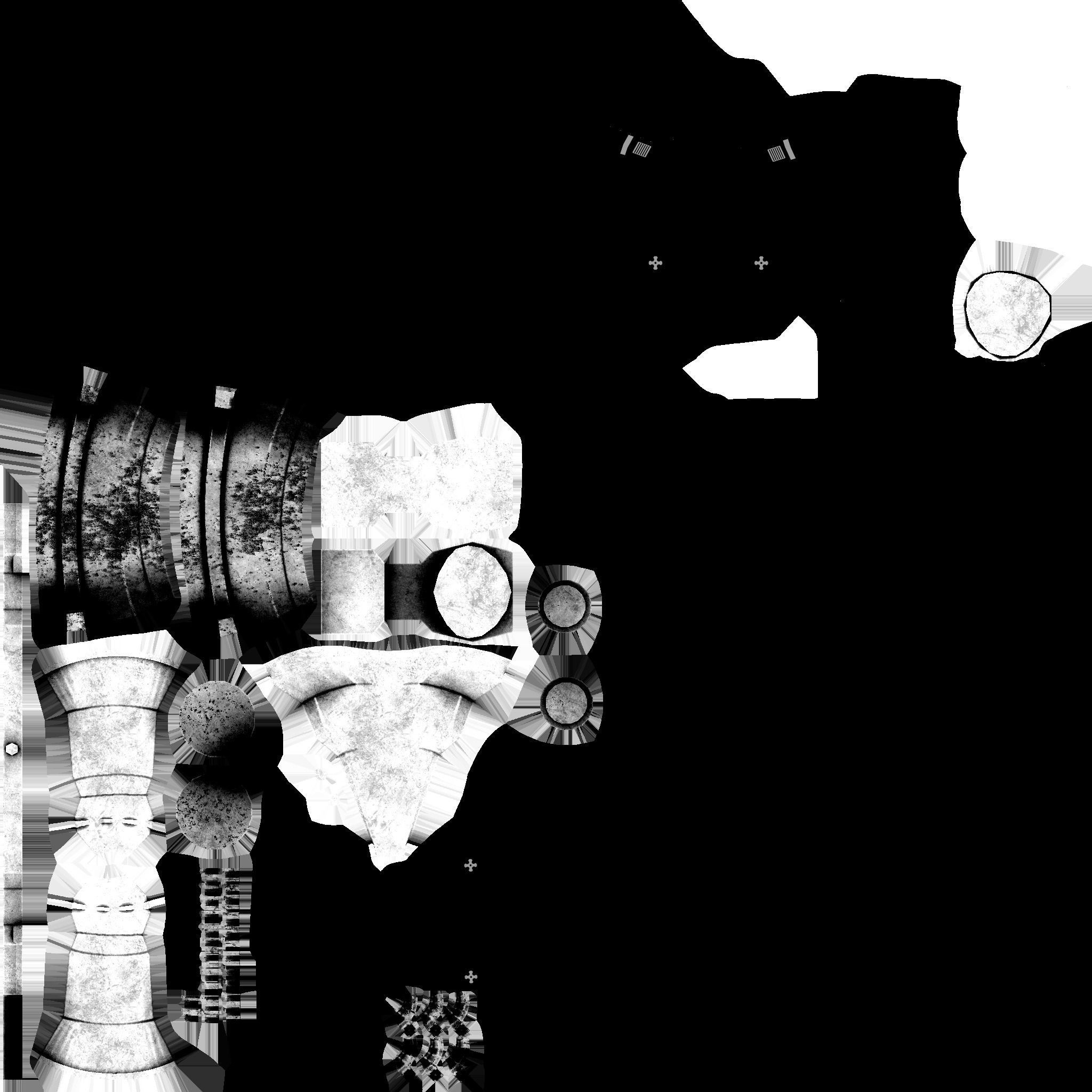 Steampunk Airship - Sci-Fi Aircraft 03 - Flying Ship Low-poly 3D model_21