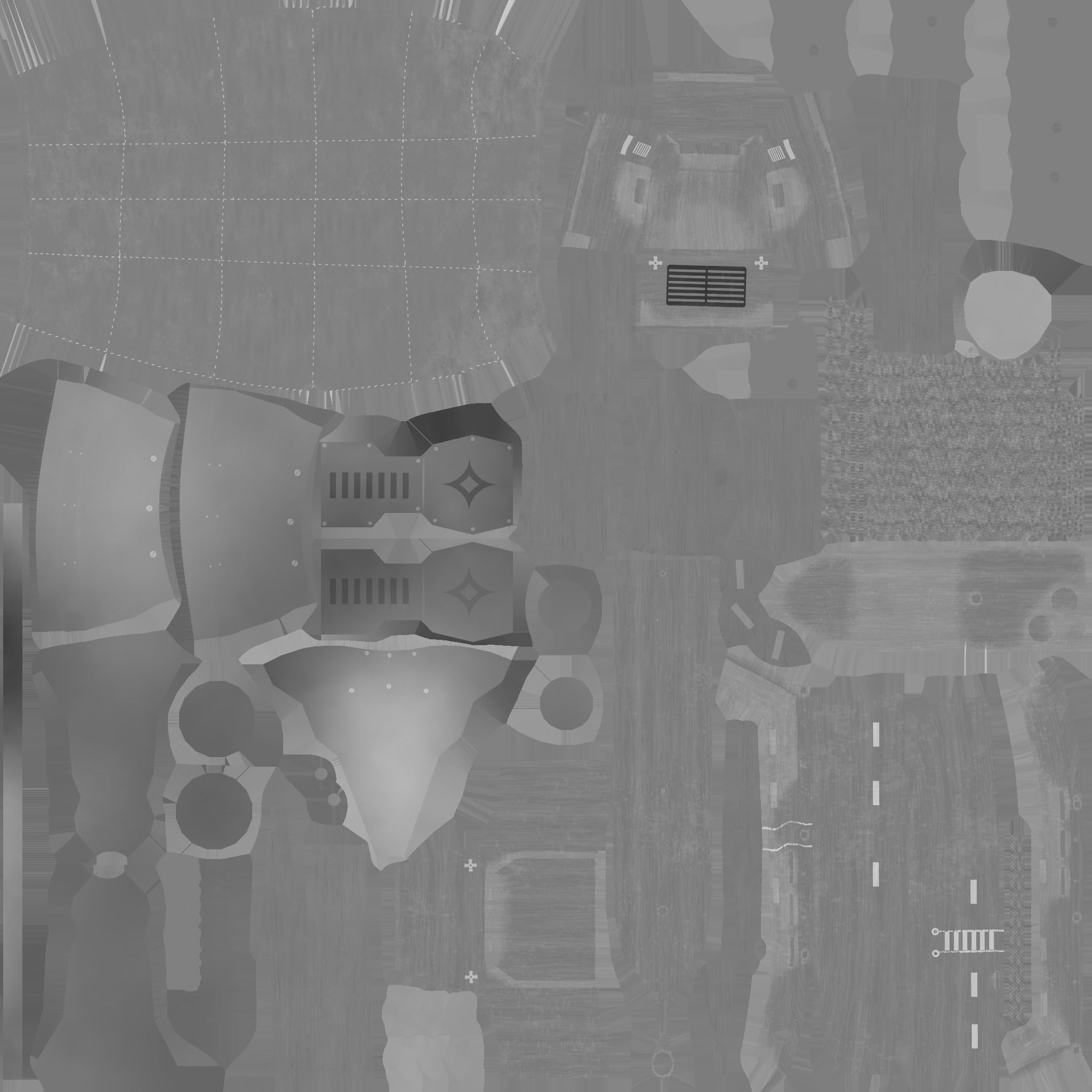 Steampunk Airship - Sci-Fi Aircraft 03 - Flying Ship Low-poly 3D model_20