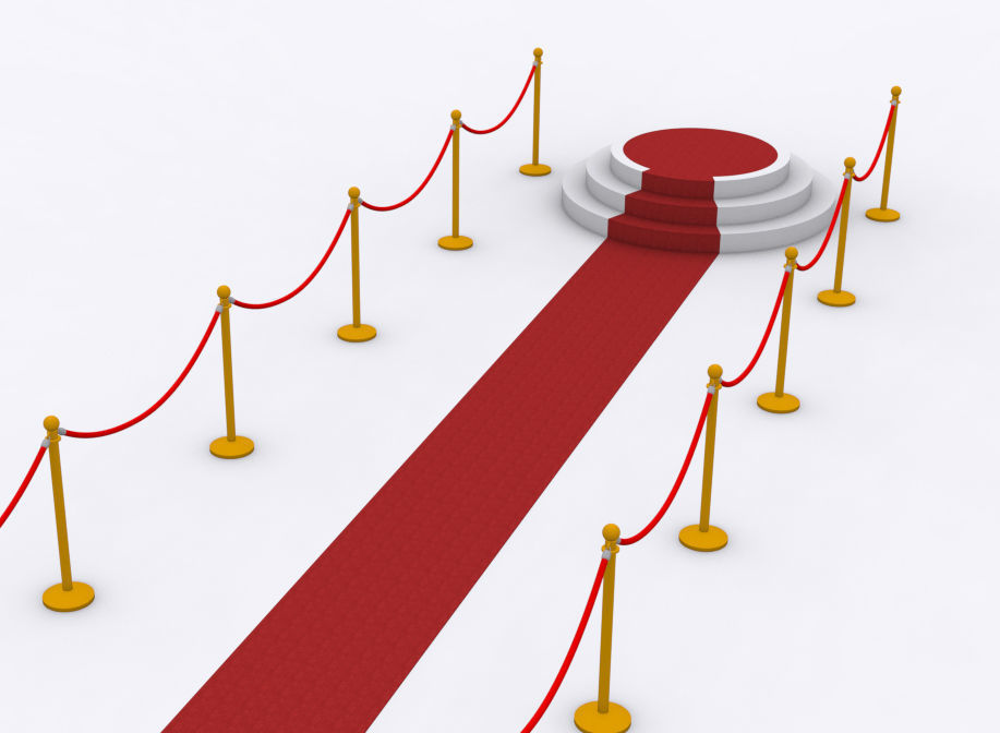 Red Carpet Stage 3D model 3D model_1