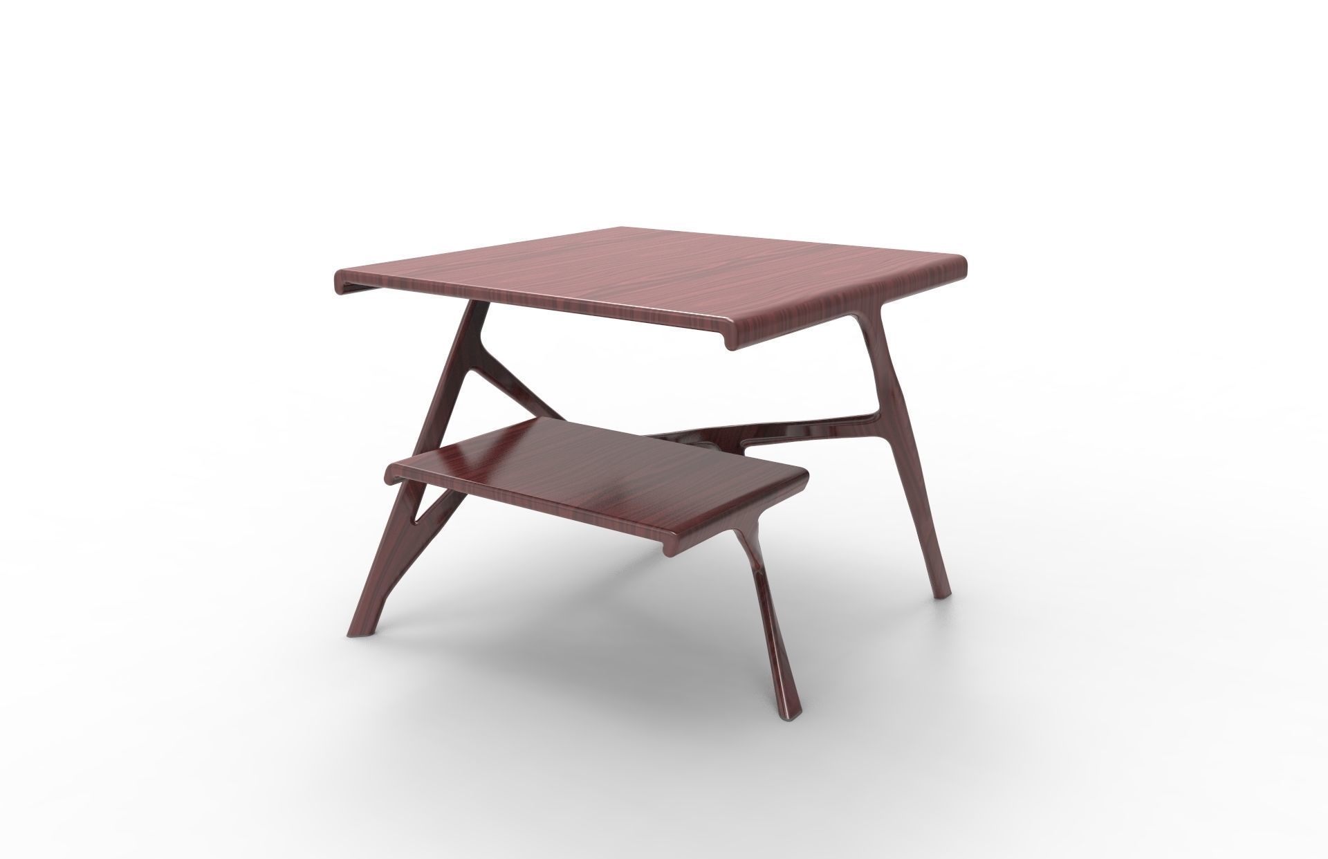 Bedside table 3D model_3