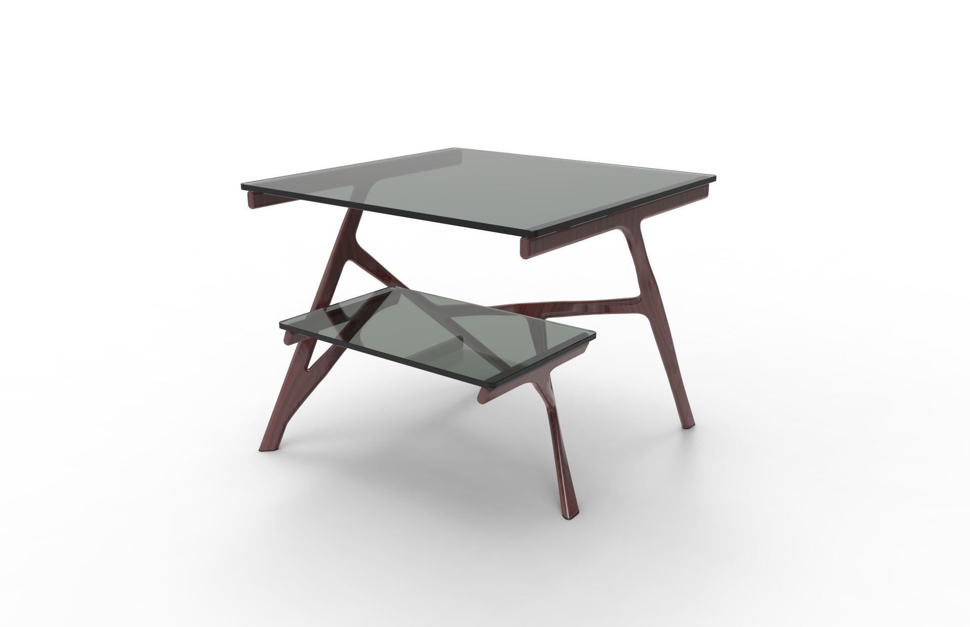 Bedside table 3D model_4