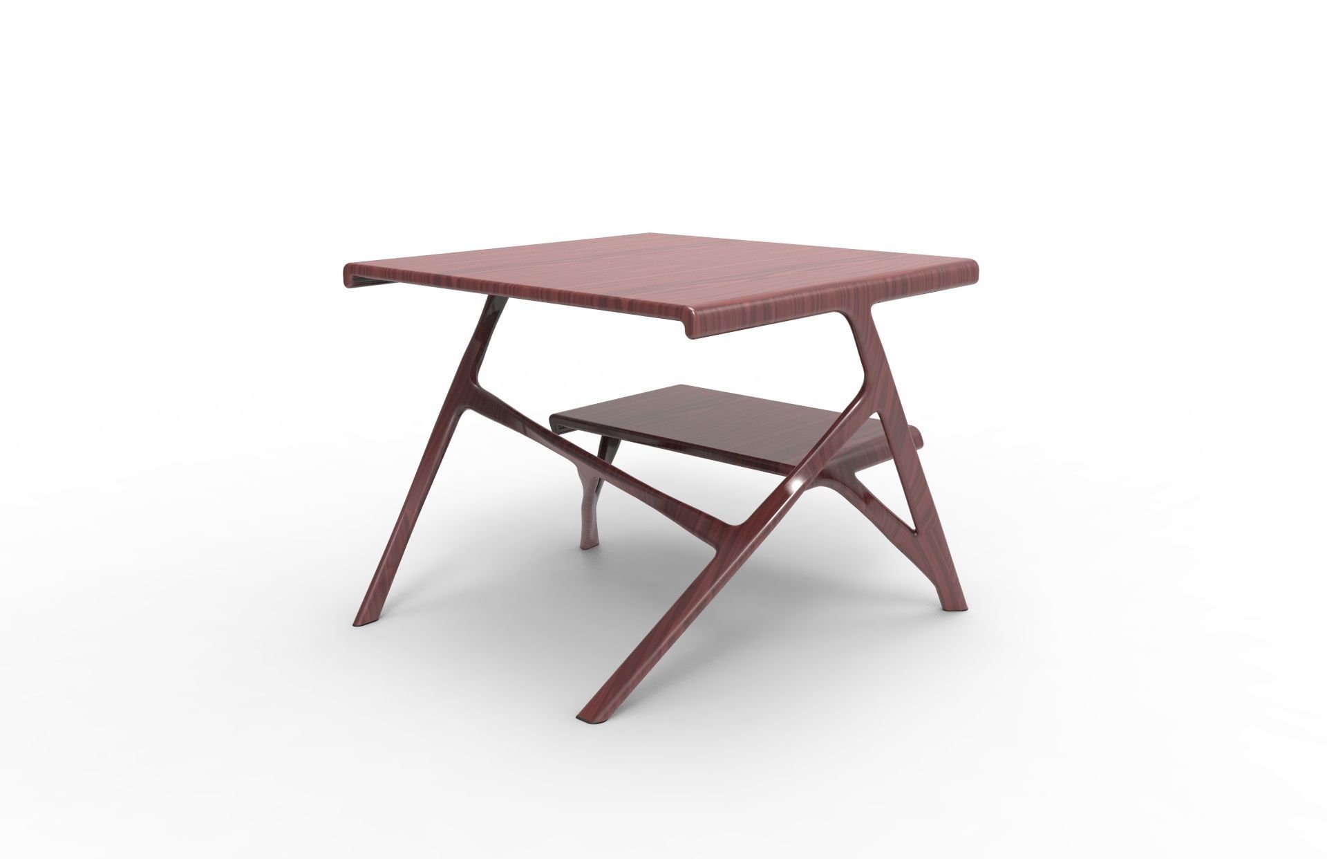 Bedside table 3D model_11