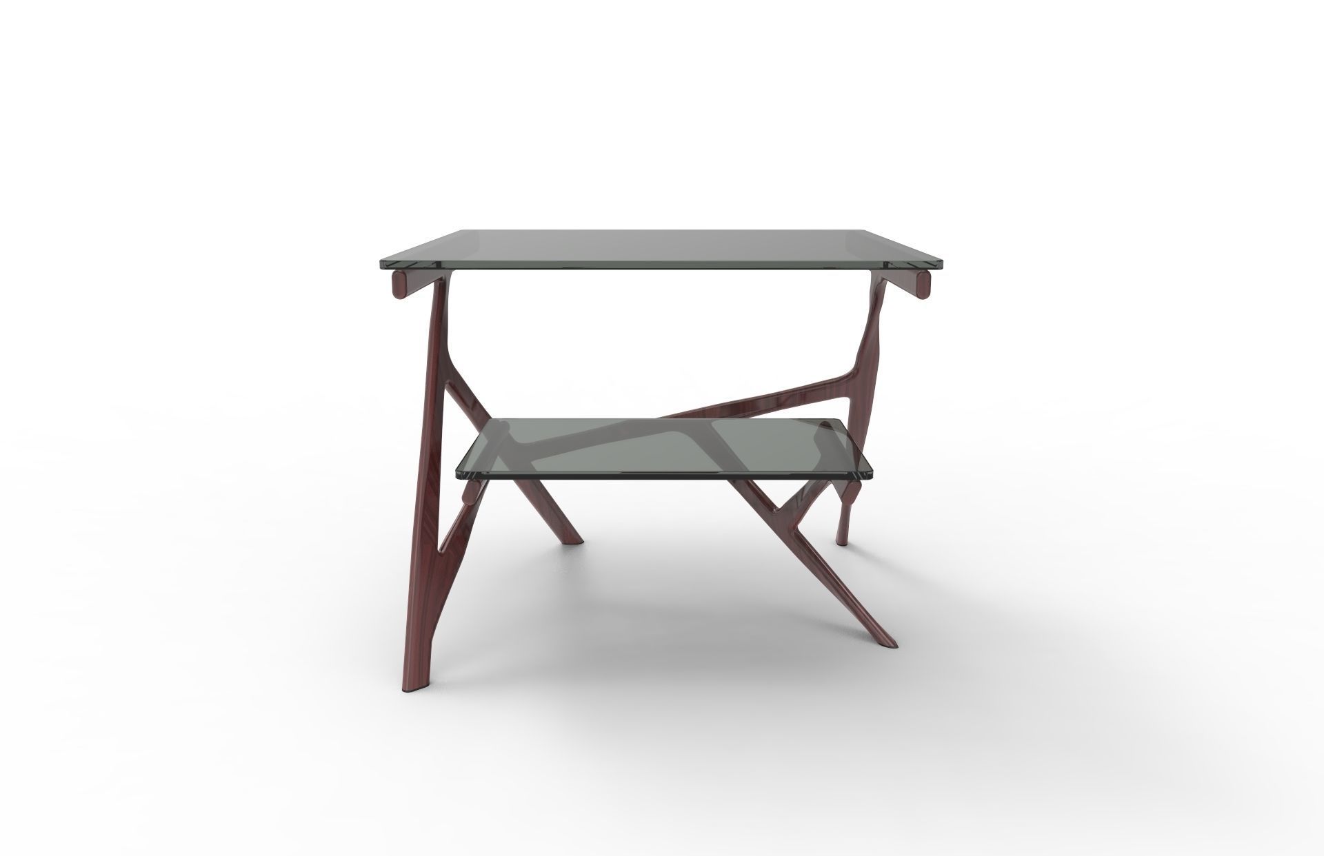 Bedside table 3D model_2