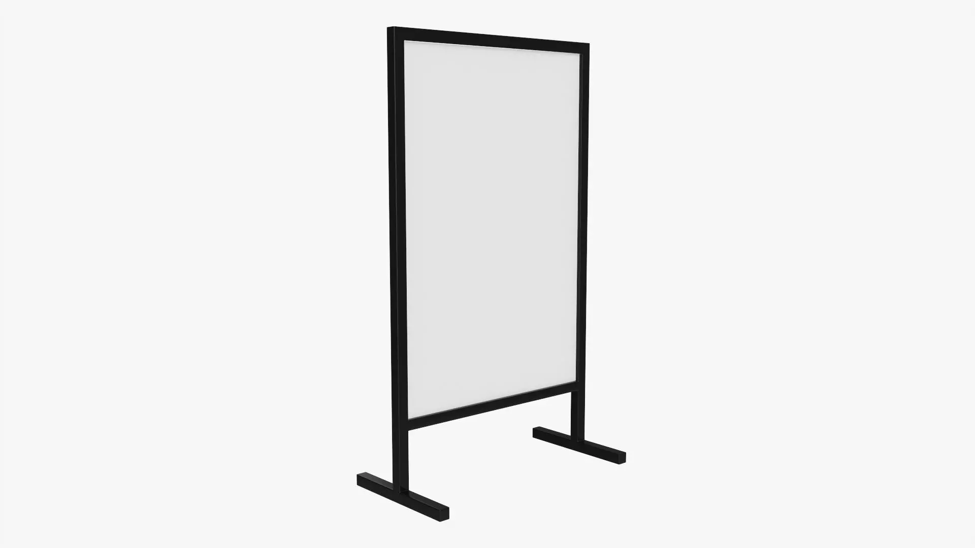 Advertising stand display mockup 03 3D model_0