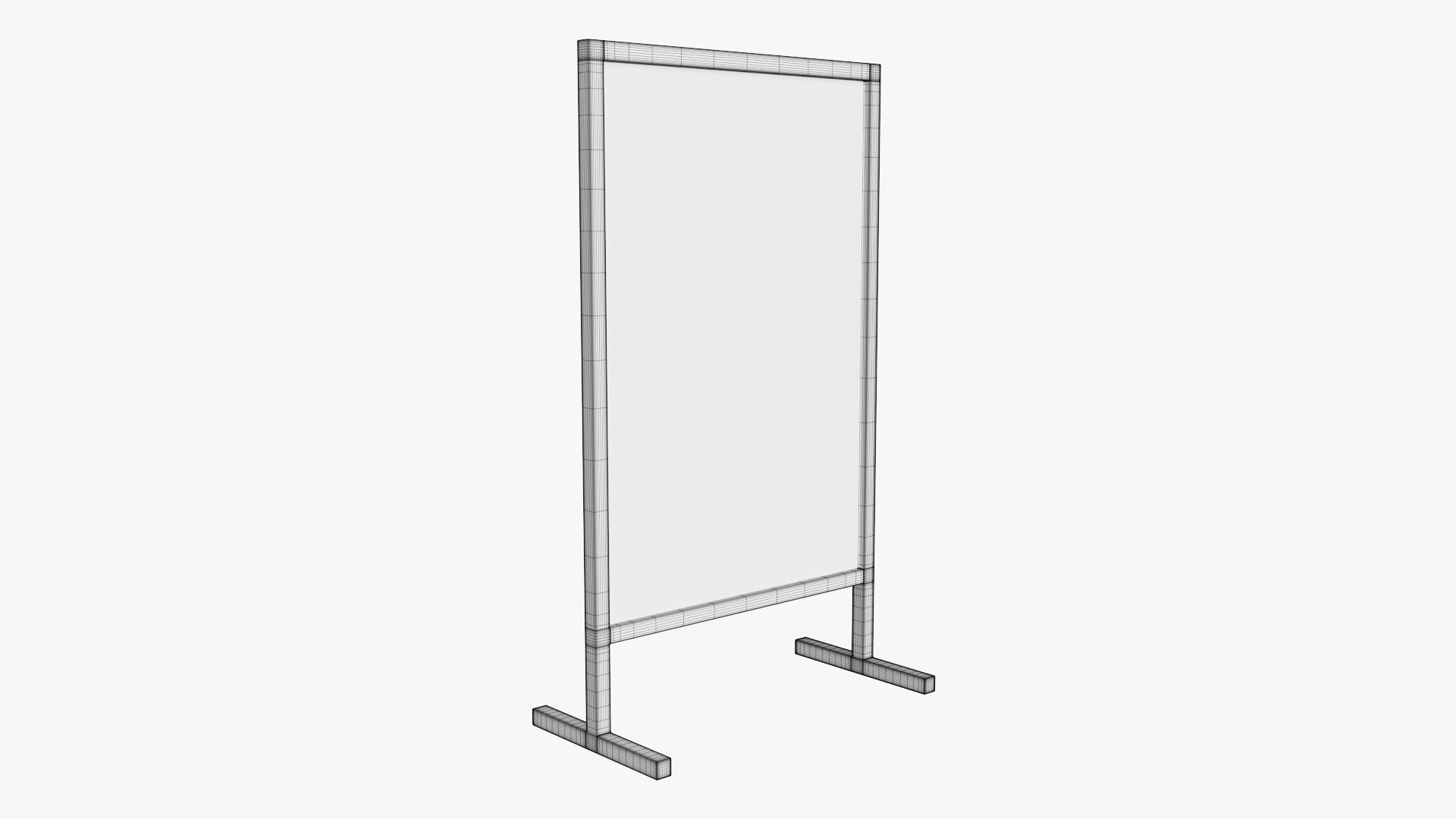 Advertising stand display mockup 03 3D model_6