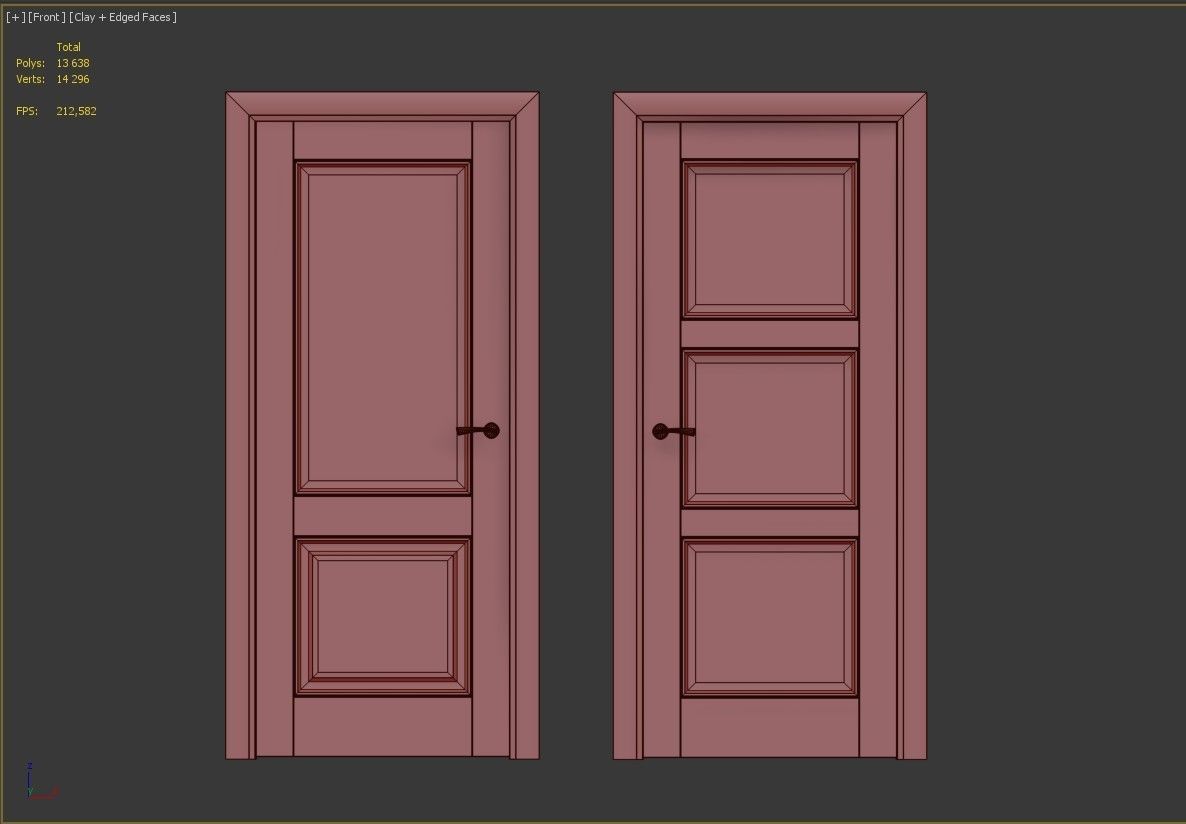 Doors Union Riviera 103v and 126v 3D model_4