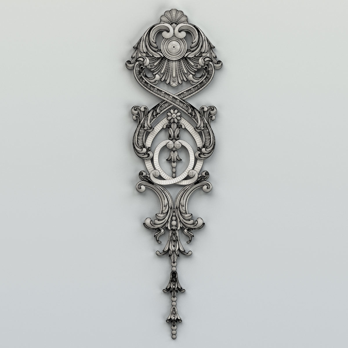 Decor vertical 019 3D model_6