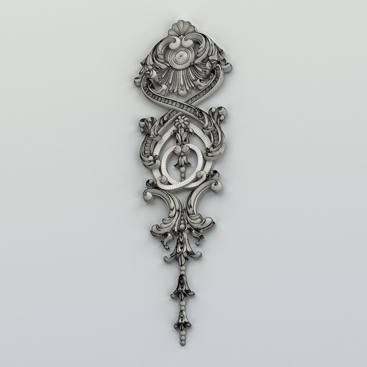 Decor vertical 019 3D model_8