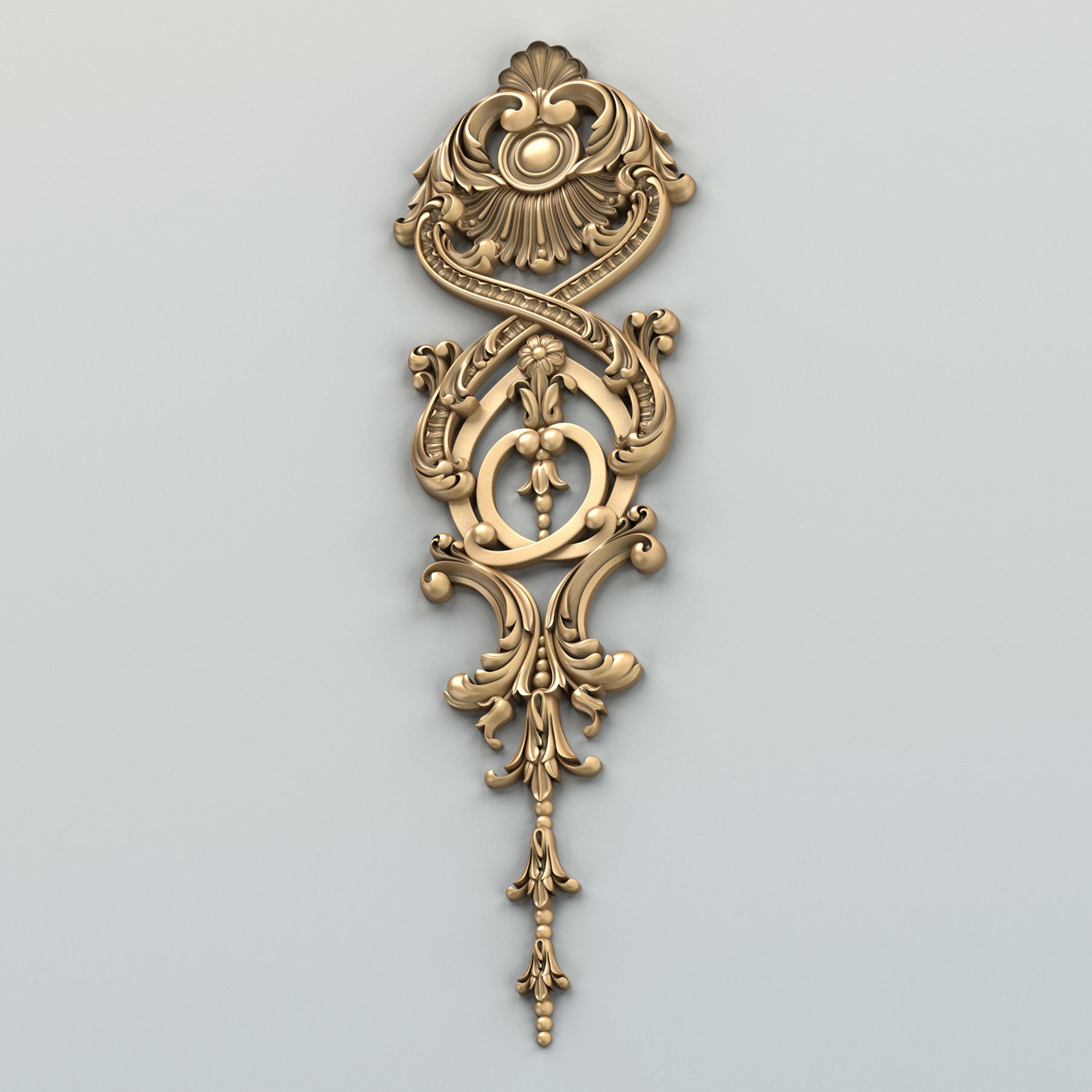 Decor vertical 019 3D model_5