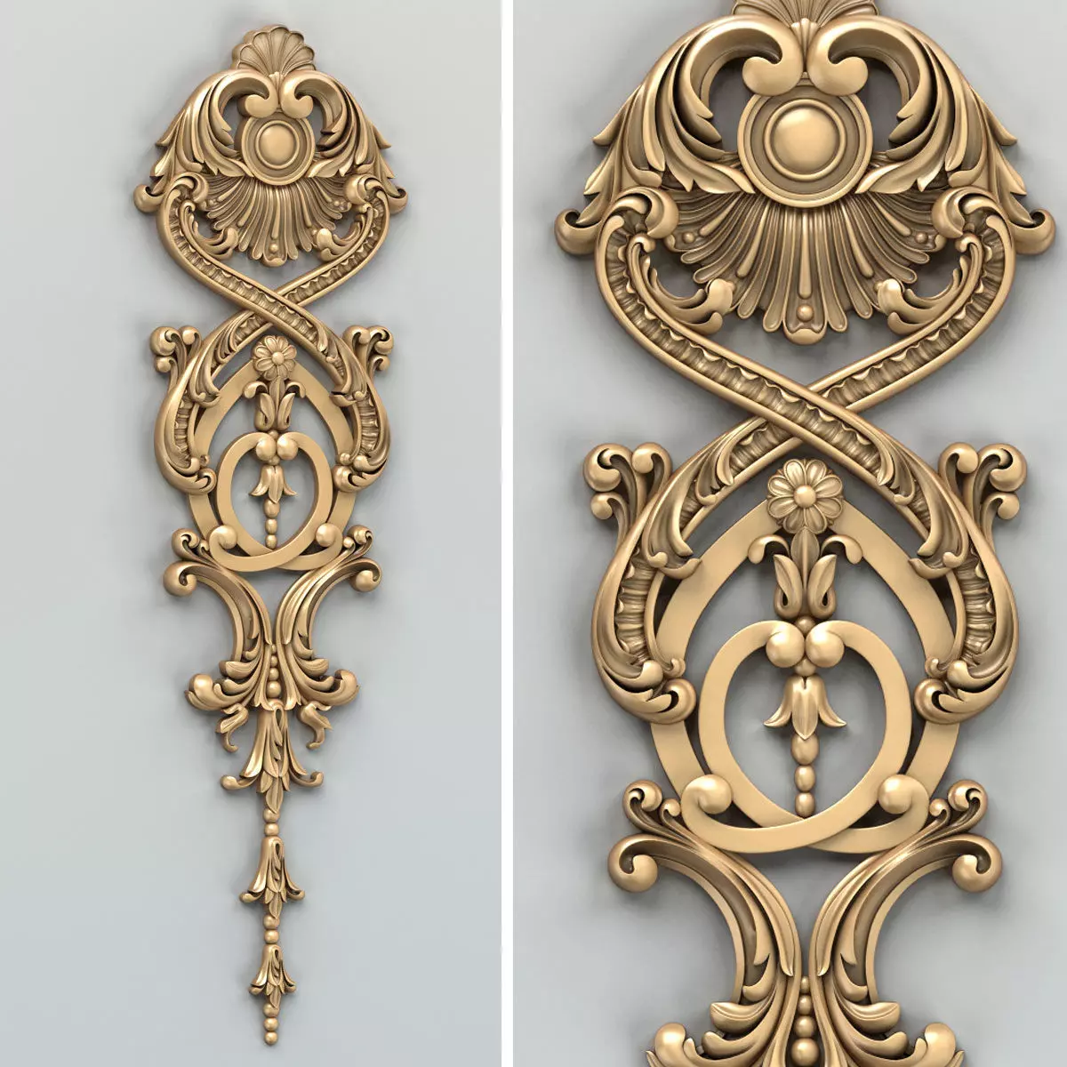 Decor vertical 019 3D model_0