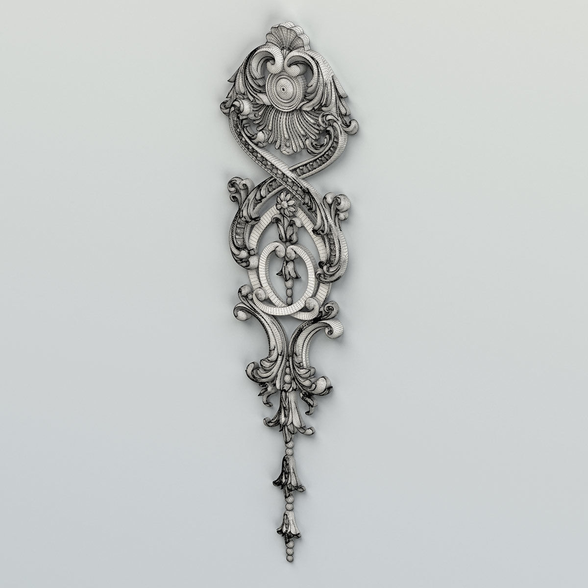 Decor vertical 019 3D model_7