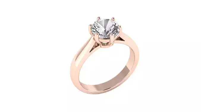 Solitaire ring 1 carat