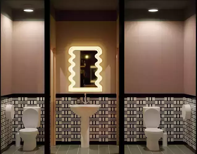 Bathroom Ceramic Tile material  3dmax  Vray or Corona