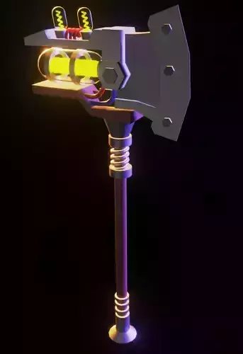  Axe with bulbs for warrior