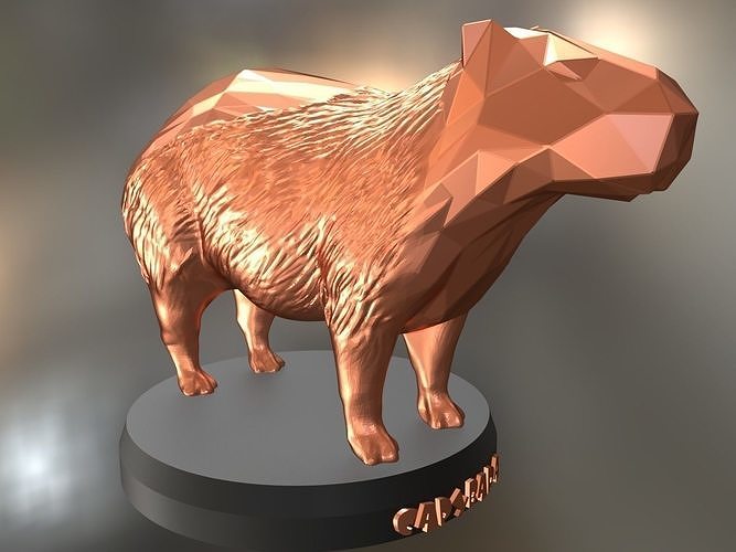 Hybrid Capybara  3D print model