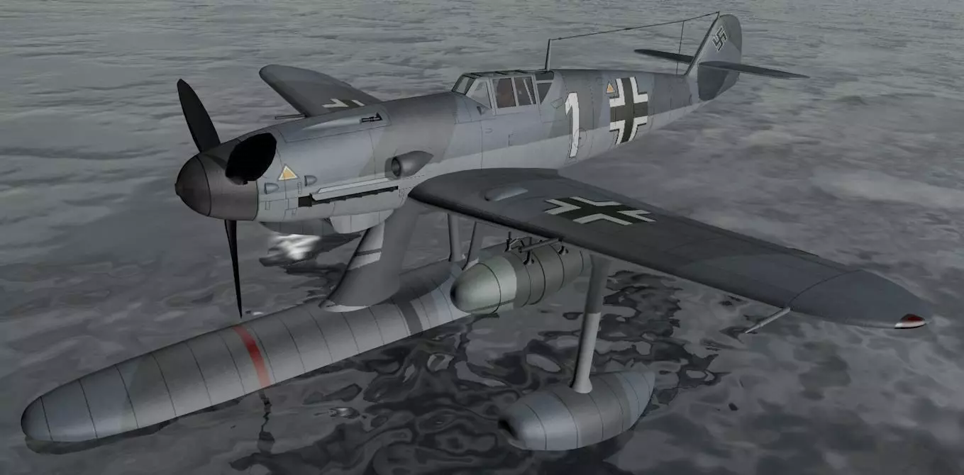 Messerschmitt Bf-109W-2 3D model