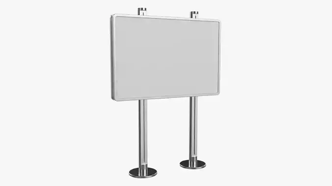 Advertising stand display mockup 04