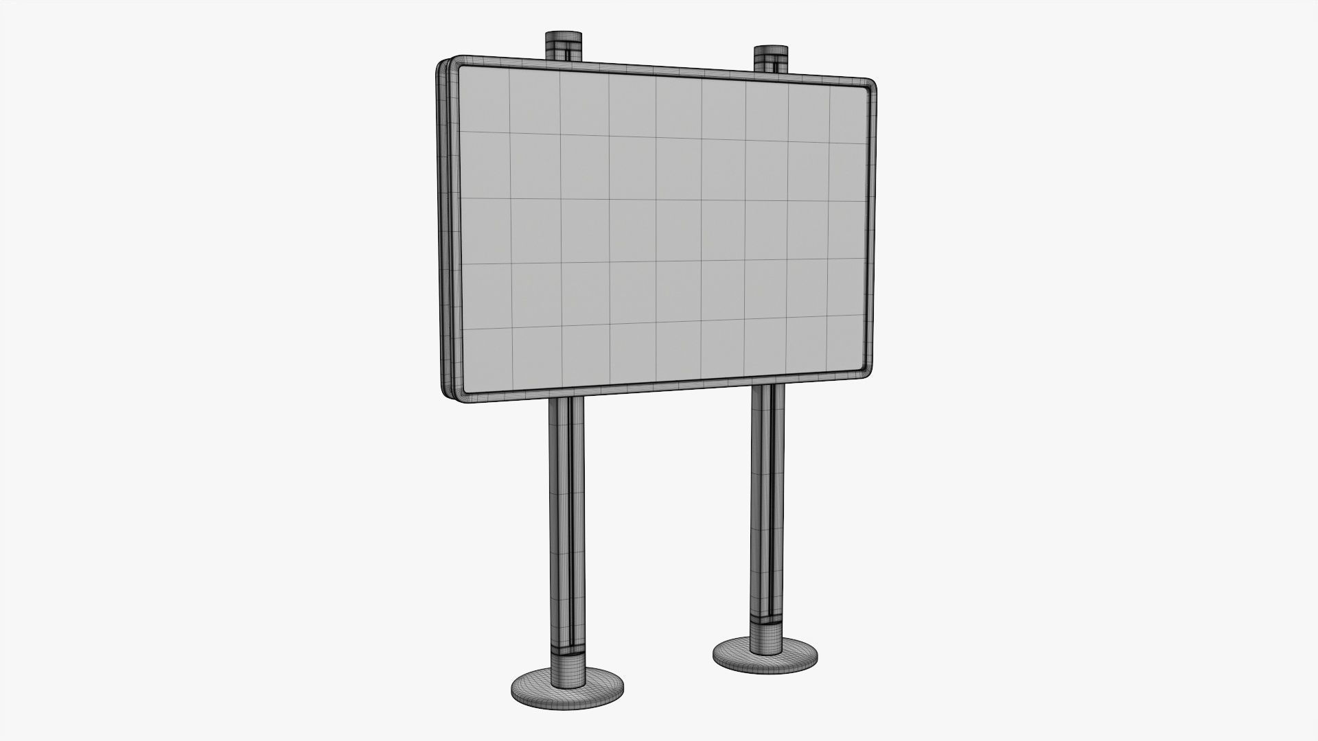 Advertising stand display mockup 04 3D model_6