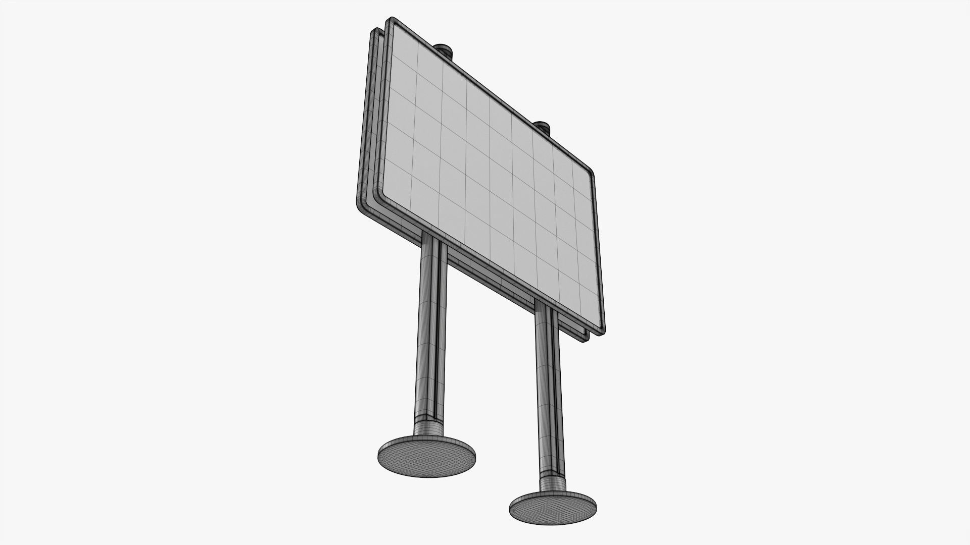 Advertising stand display mockup 04 3D model_8