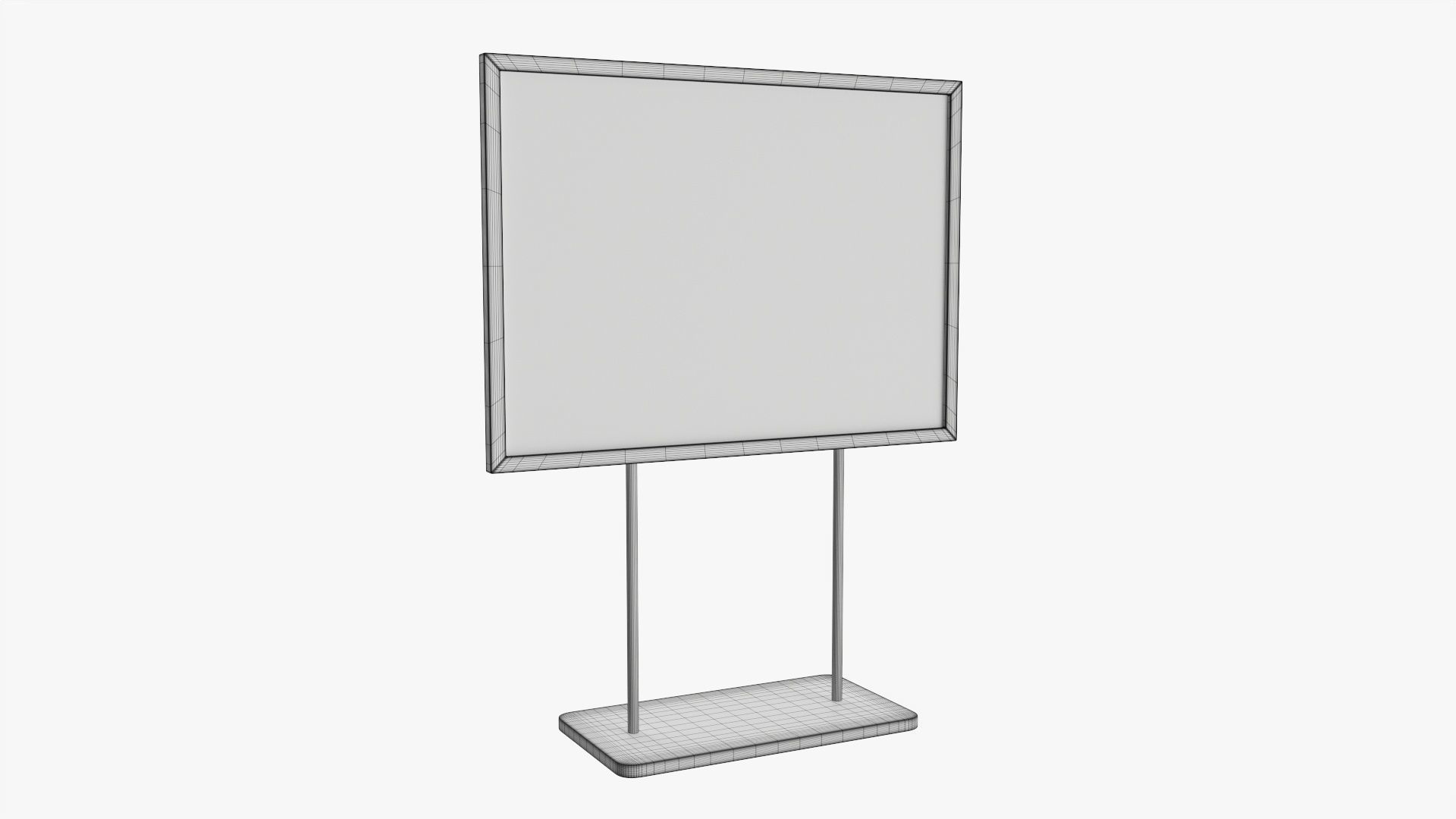 Advertising stand display mockup 05 3D model_6