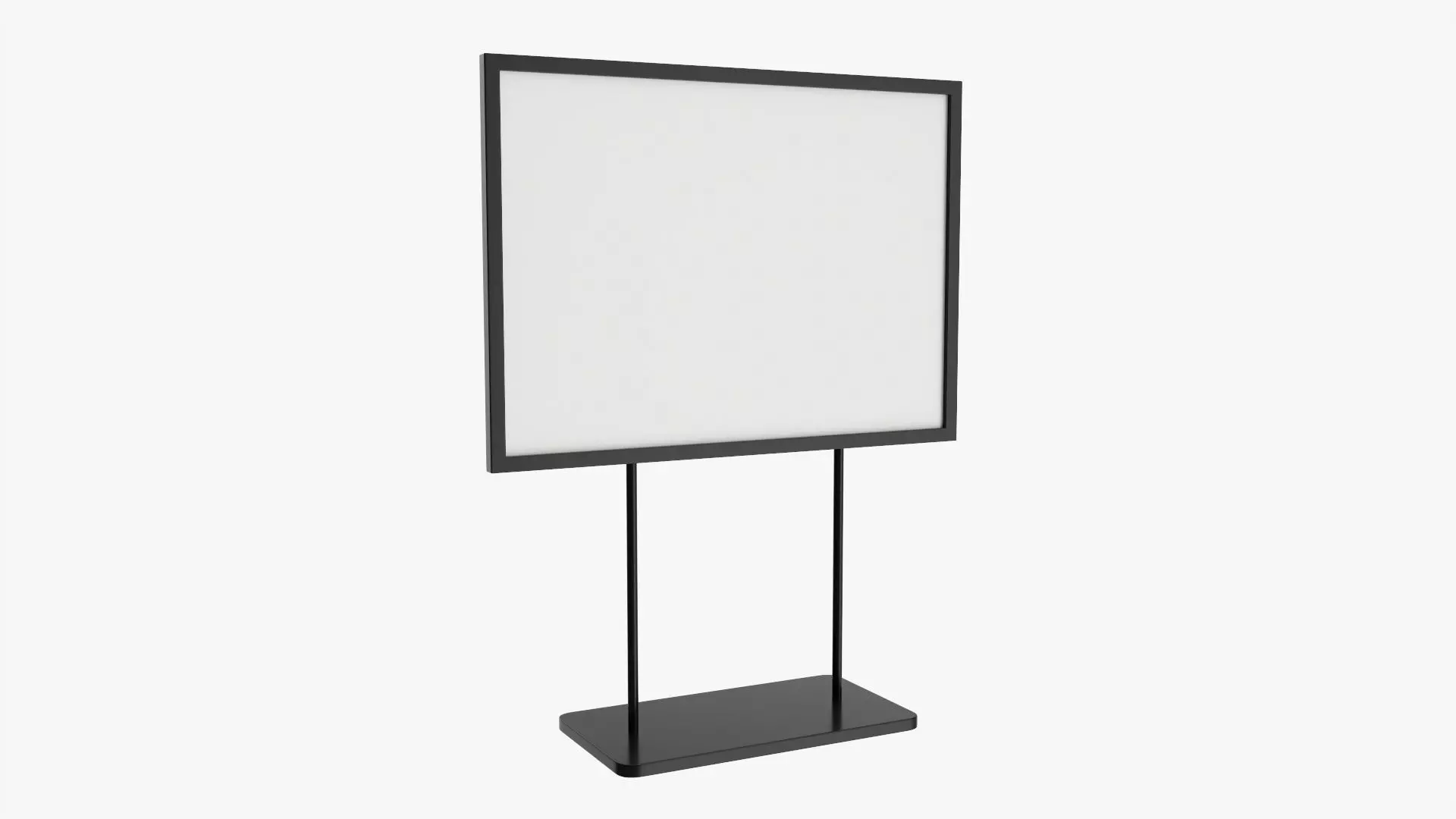 Advertising stand display mockup 05 3D model_0