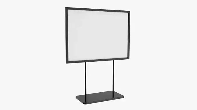 Advertising stand display mockup 05