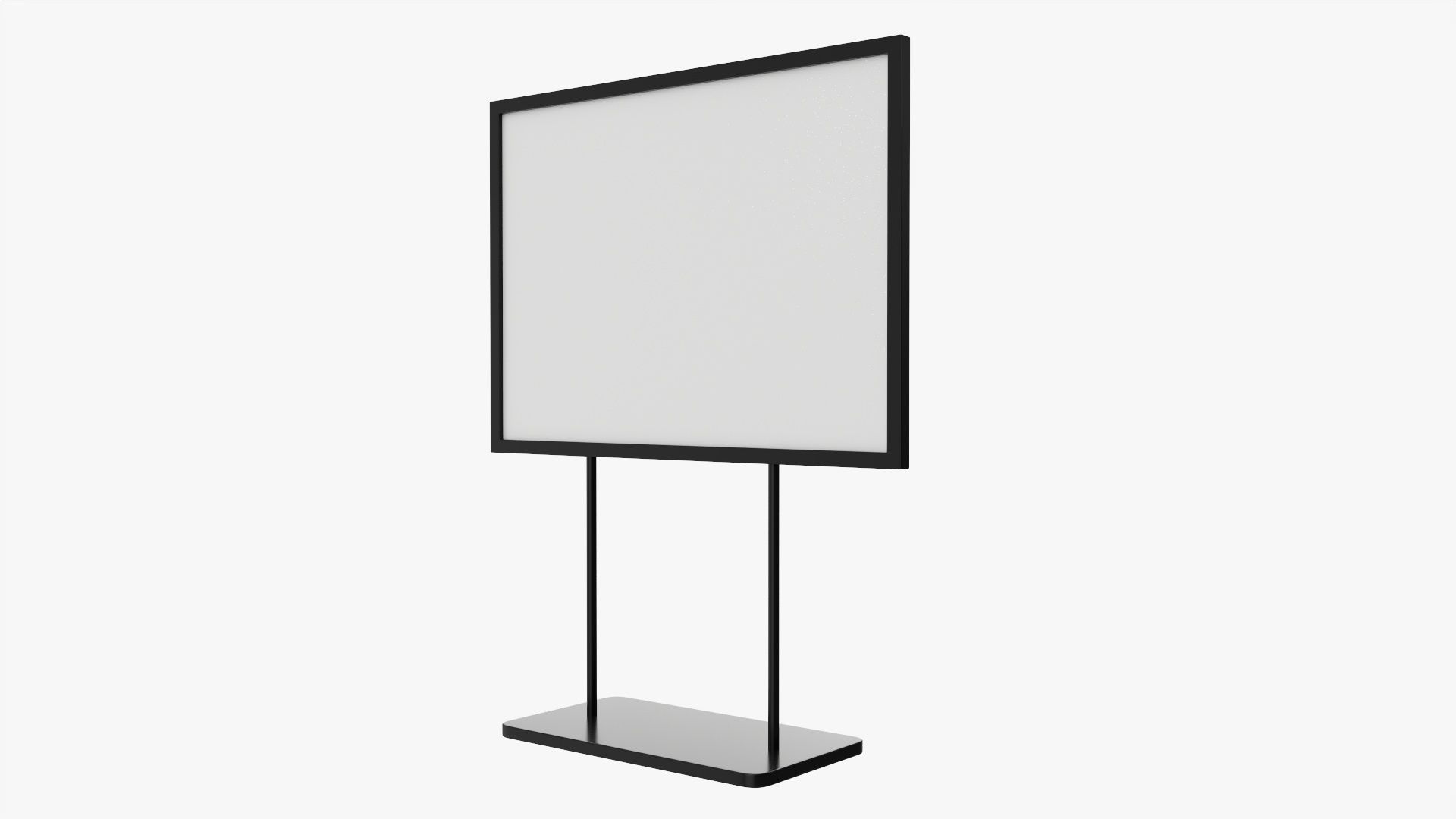 Advertising stand display mockup 05 3D model_1