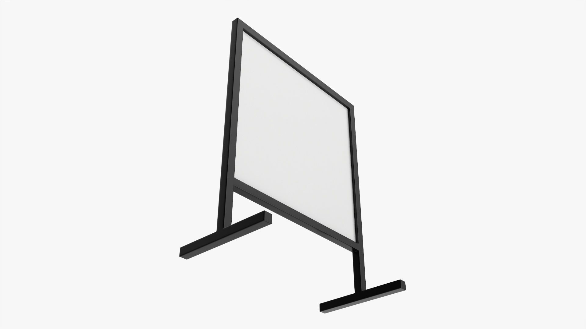 Advertising stand display mockup 06 3D model_2