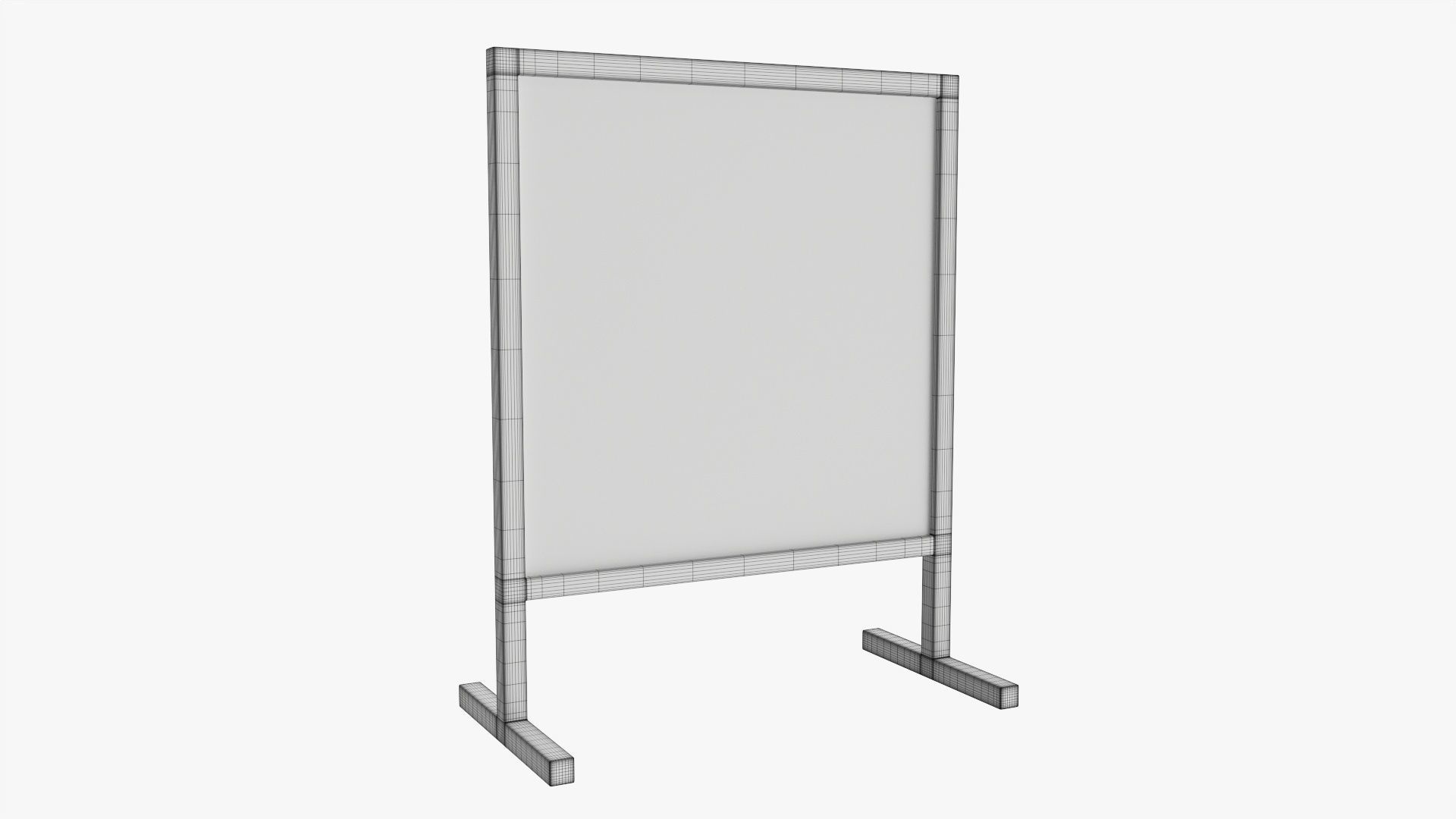 Advertising stand display mockup 06 3D model_6